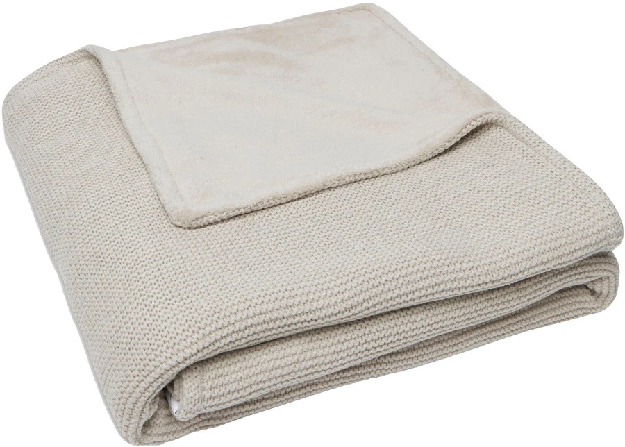 Jollein Basic Knit Nougat / Fleece 100 X 150 Cm Ledikantdeken 517-522-65360 3 Jollein Basic Knit Nougat / Fleece 100 X 150 Cm Ledikantdeken 517-522-65360