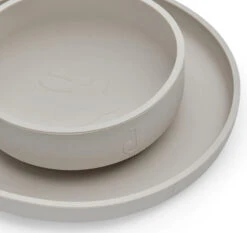 Jollein Nougat Siliconen Dinerset 705-007-00093 -Baby Wereld Verkoop Jollein Nougat Siliconen Dinerset 705 007 00093 2