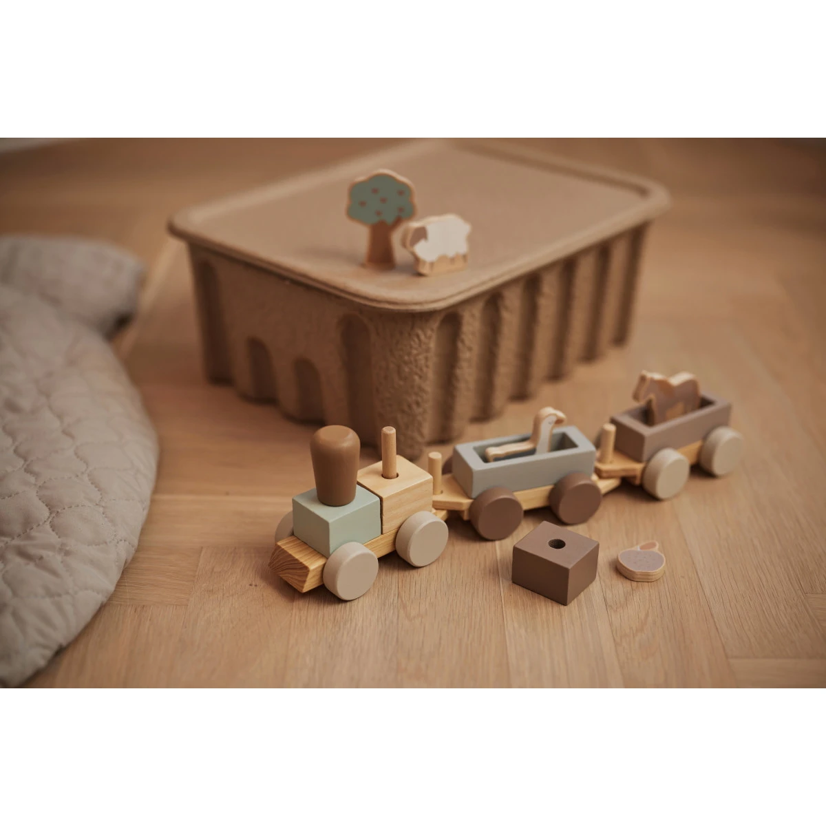 Jollein Farm Houten Speelgoed Trein 117-001-67021 6 Jollein Farm Houten Speelgoed Trein 117-001-67021 - Afbeelding 4