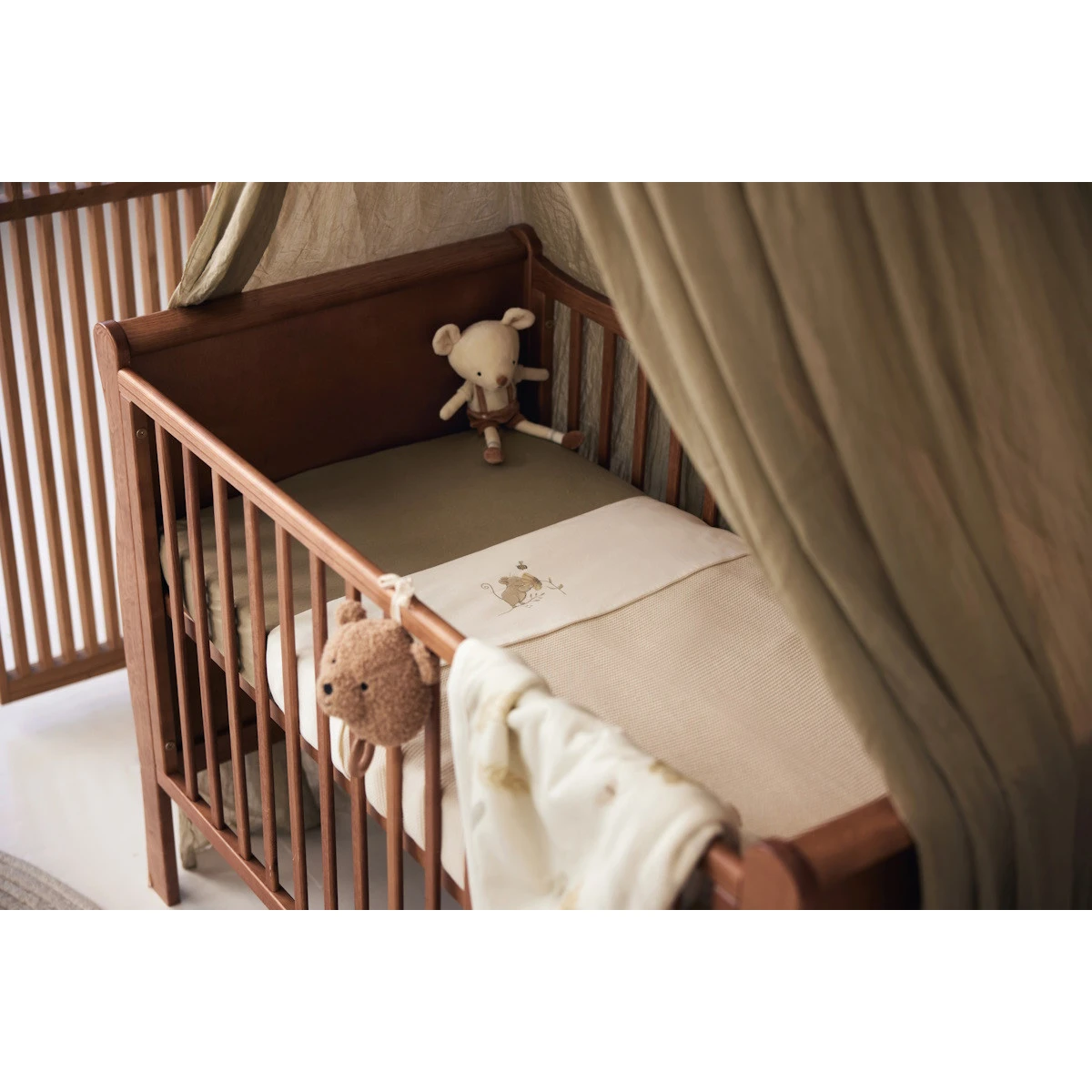 Jollein Dreamy Mouse 120 X 150 Cm Ledikantlaken 008-524-67056 - Afbeelding 4