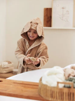 Jollein Biscuit 3-4jr Badjas 060-809-00103 -Baby Wereld Verkoop jollein biscuit 1 2jr badjas 060 808 00103 6 1