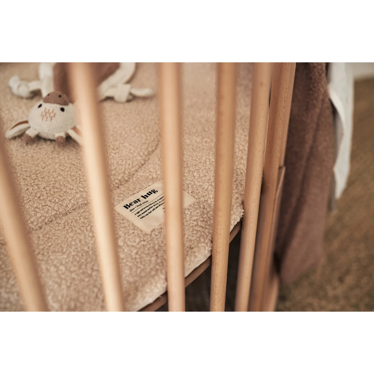 Jollein Boucle Naturel 95 Cm Rond Boxkleed 017-537-66060 8 Jollein Boucle Naturel 95 Cm Rond Boxkleed 017-537-66060 - Afbeelding 6