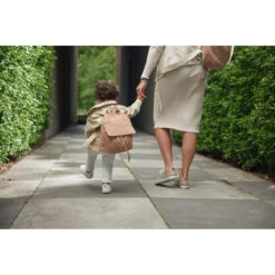 Jollein Boucle Naturel Rugtasje 057-591-66060 -Baby Wereld Verkoop jollein boucle rugzakje .2