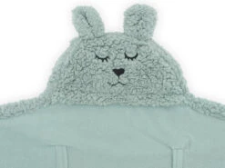 Jollein Bunny Ash Green Wikkeldeken 032-566-66018 -Baby Wereld Verkoop jollein bunny ash green wikkeldeken 032 566 66018 3
