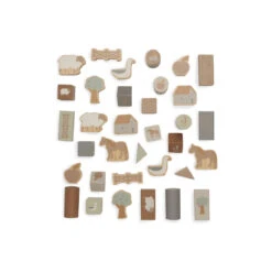 Jollein Farm Houten Blokkenset 712-603-67021 7 Jollein Farm Houten Blokkenset 712-603-67021 -Baby Wereld Verkoop jollein farm houten blokkenset 712 603 67021 1