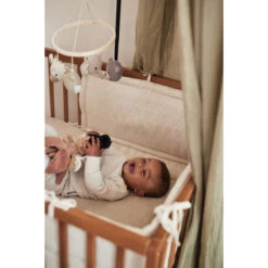 Jollein Grain Knit Oatmeal 30 X 180 Cm Bedbumper 004-895-67047 -Baby Wereld Verkoop jollein grain knit oatmeal 30 x 180 cm bedbumper 004 895 67047 3