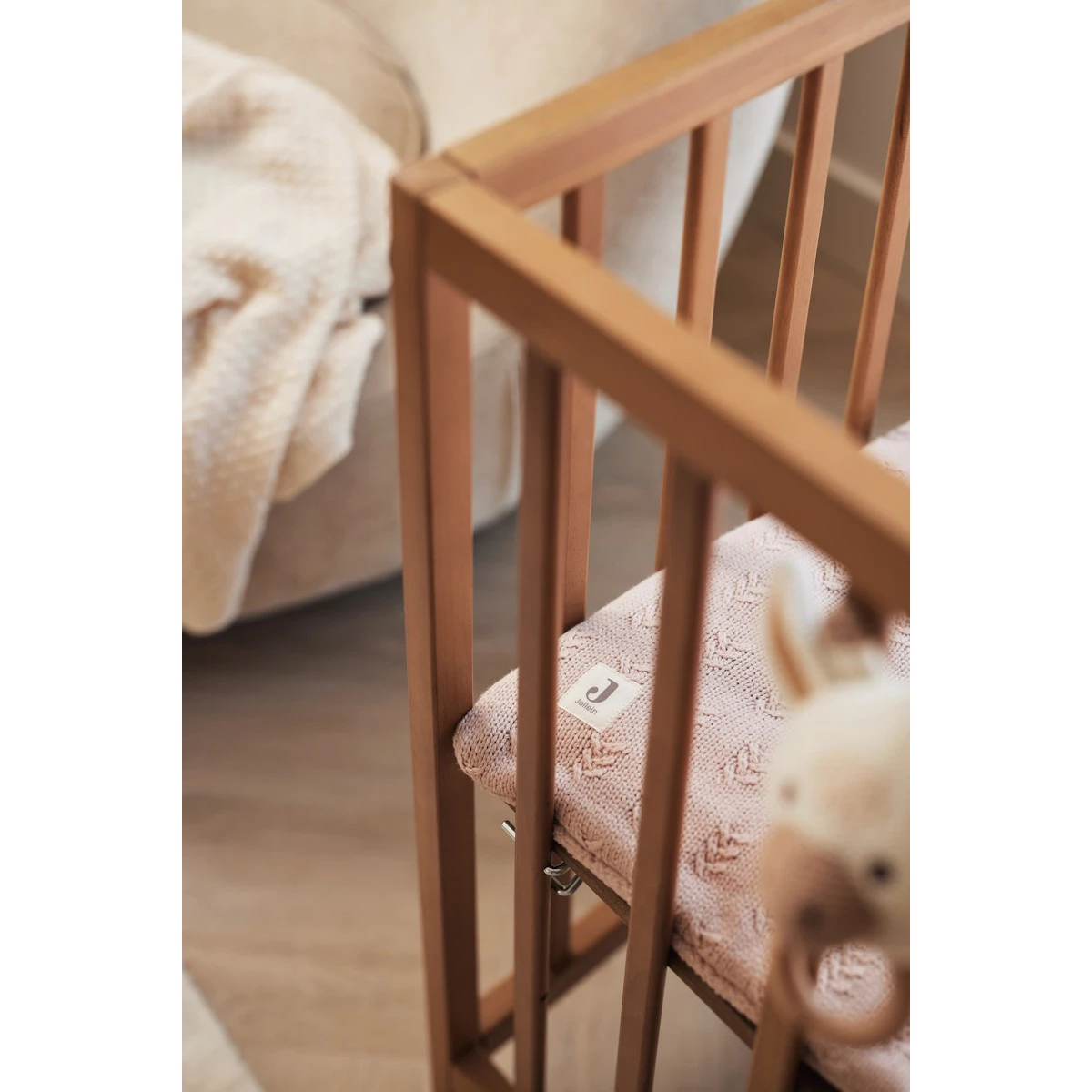 Jollein Grain Knit Wild Rose 75 X 95 Cm Boxkleed 017-512-67065 8 Jollein Grain Knit Wild Rose 75 X 95 Cm Boxkleed 017-512-67065 - Afbeelding 6