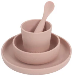 Jollein Pale Pink Siliconen Dinerset 705-007-00090