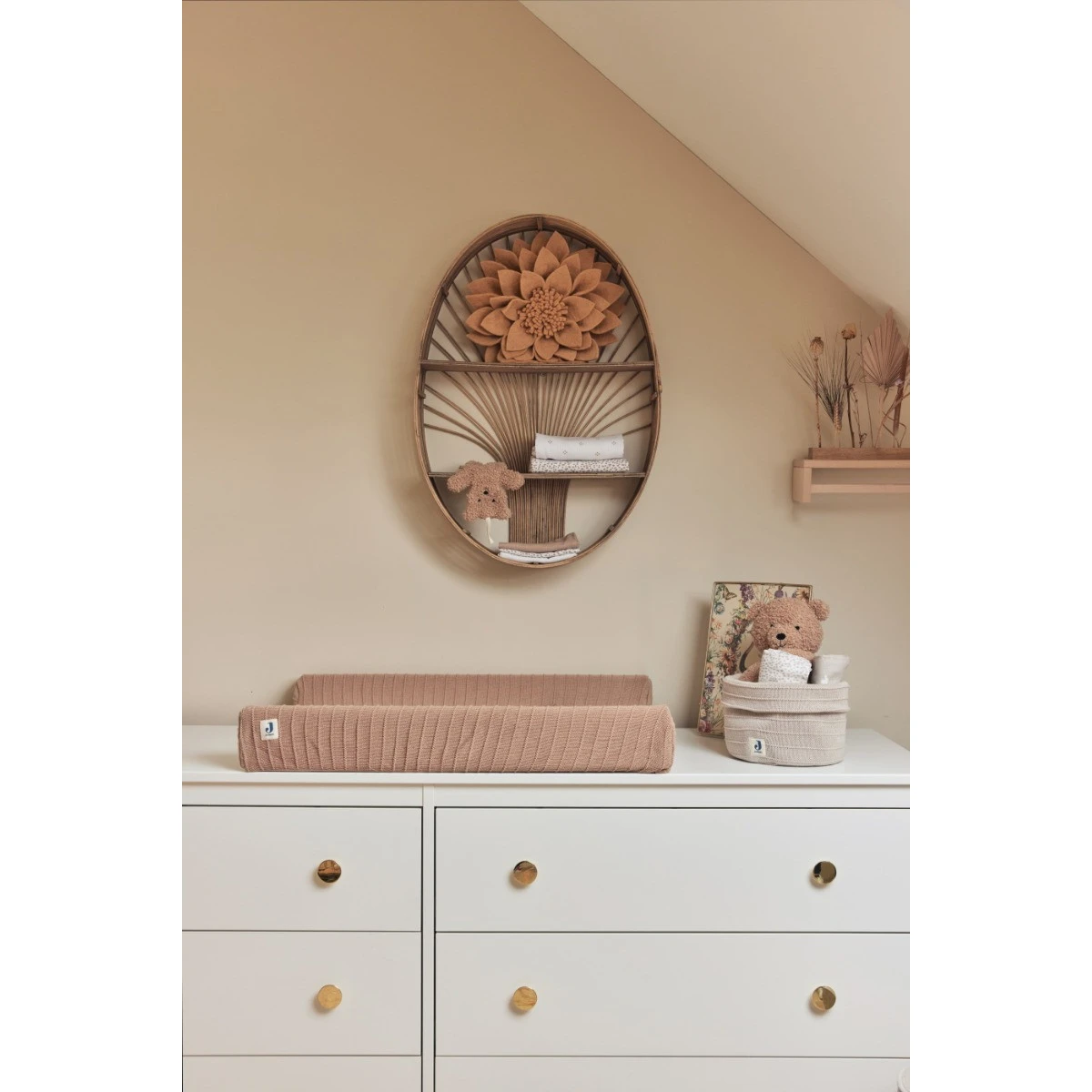 Jollein Pure Knit Biscuit 50 X 70 Cm Aankleedkussenhoes 022-506-67012 - Afbeelding 6