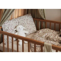 Jollein Retro Flowers Dekbedovertrek En Sloop 100 X 140 Cm 003-005-67045 -Baby Wereld Verkoop jollein retro flowers dekbedovertrek en sloop 100 x 140 cm 003 005 67045 1