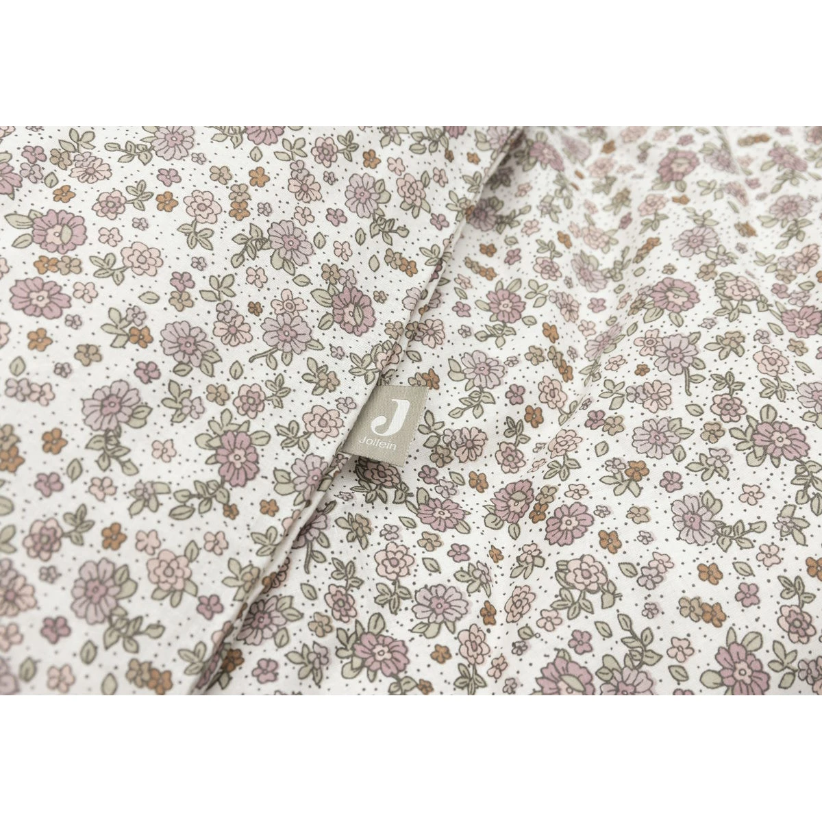 Jollein Retro Flowers Dekbedovertrek En Sloop 100 X 140 Cm 003-005-67045 - Afbeelding 2