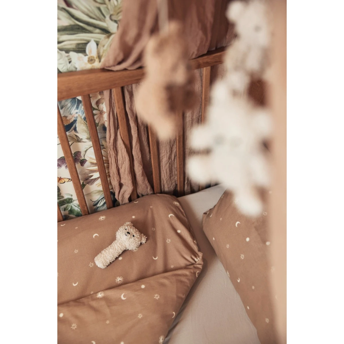 Jollein Stargaze Biscuit Dekbedovertrek En Sloop 100 X 140 Cm 003-005-66090 - Afbeelding 4