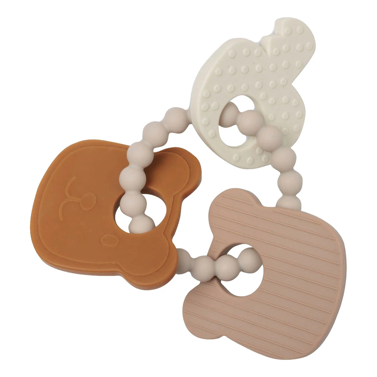 Jollein Teddy Bear Siliconen Bijtspeeltje 101-007-66095 3 Jollein Teddy Bear Siliconen Bijtspeeltje 101-007-66095