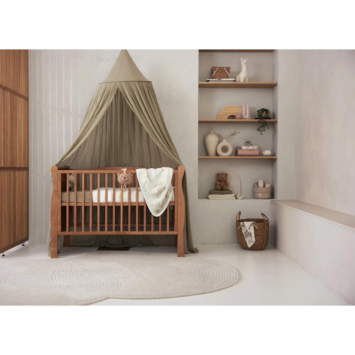 Jollein Vintage Olive Green 155 Cm Sluier 002-001-67058 7 Jollein Vintage Olive Green 155 Cm Sluier 002-001-67058 - Afbeelding 5